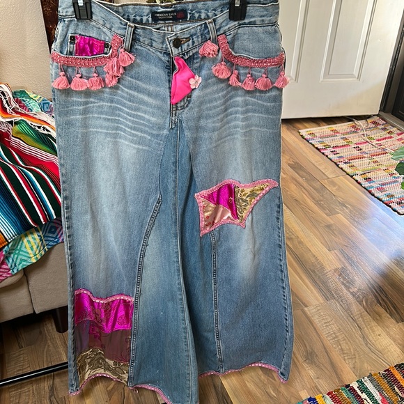 American Eagle Outfitters Dresses & Skirts - Restyled maxi denim skirt.